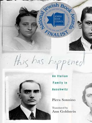 cover image of This Has Happened: an Italian Family in Auschwitz
